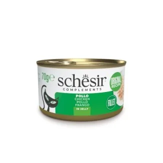 Schesir Complements umido filetti in jelly per gatti (Pollo)