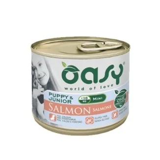 Oasy Puppy e Junior One Protein Umido Mini al Salmone