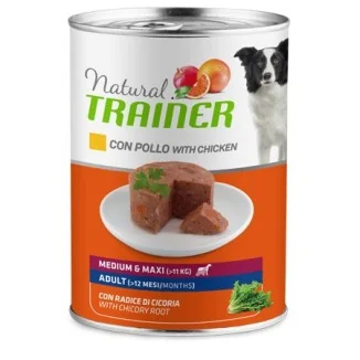 Natural Trainer Medium/Maxi Adult umido (pollo)