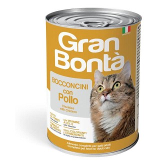 Monge Gran Bontà Cat Bocconcini al Pollo in Lattina