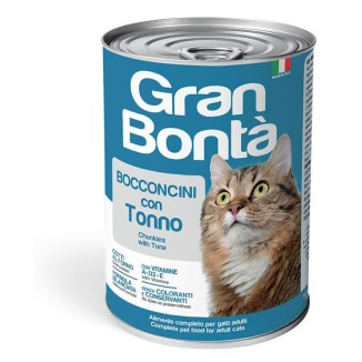 Monge Gran Bontà Cat Bocconcini al Tonno in Lattina