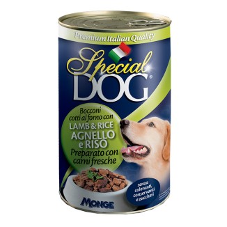 Monge Special Dog Bocconi all'Agnello e Riso in Lattina