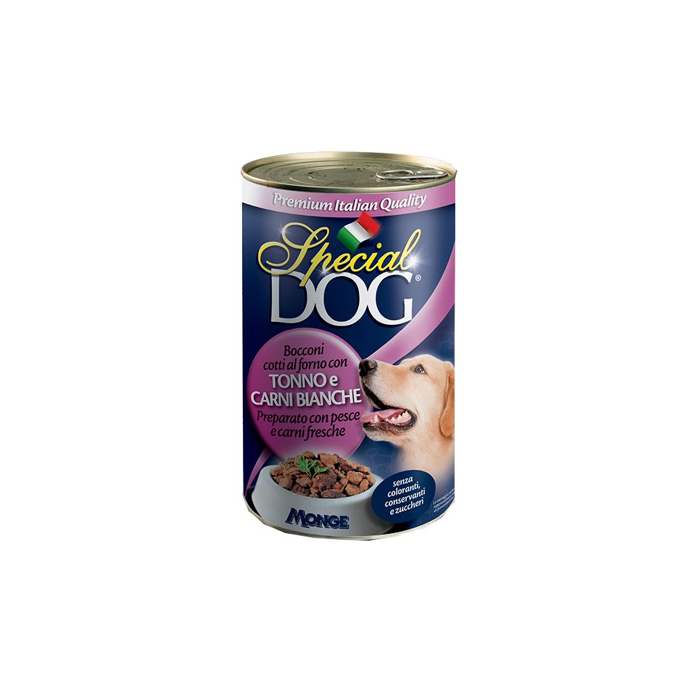 Monge Special Dog Bocconi al Tonno e Carni Bianche in Lattina