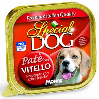 Monge Special Dog Paté con Vitello in Vaschetta