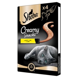 Sheba Creamy Snack per Gatti al Pollo Multipack
