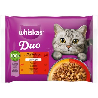 Whiskas Duo Mix Gustoso in Gelatina in Bustina Multipack