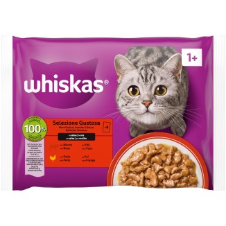 Whiskas Selezione Gustosa in Salsa in Bustina Multipack