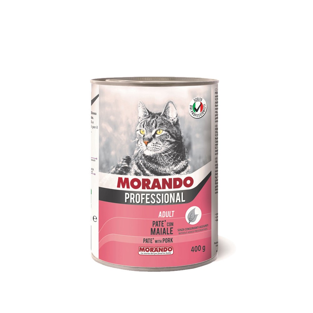 Morando Miglior Gatto Adult Paté al Maiale in Lattina