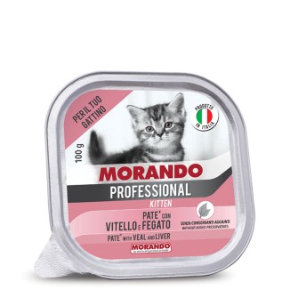Morando Miglior Gatto Junior Paté al Vitello e Fegato in Vaschetta