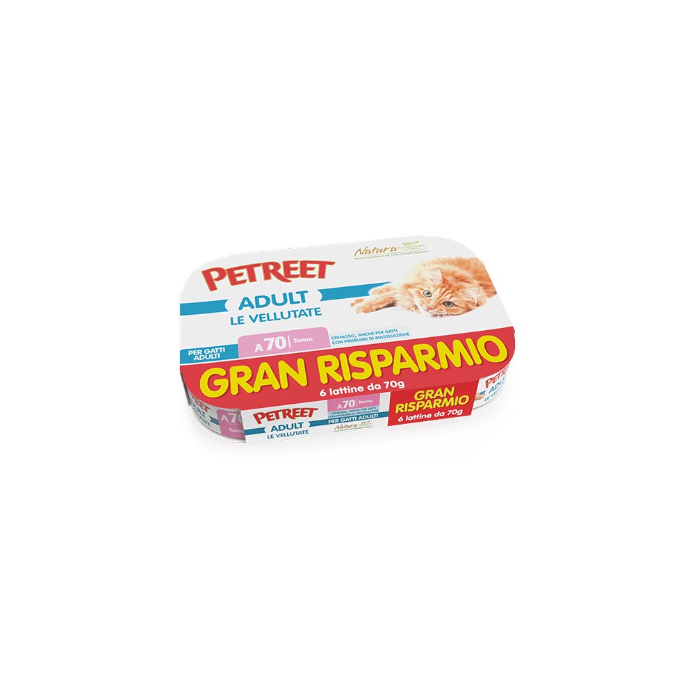 Petreet Adult Vellutate Multipack al Tonno