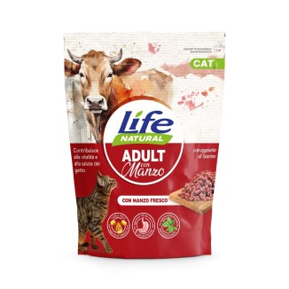 Life Natural Life Cat Adult al Manzo