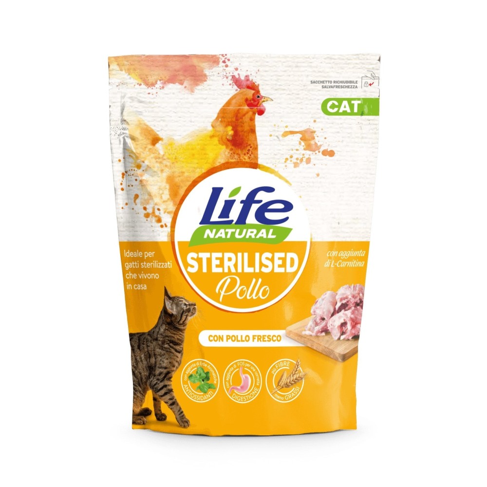 Life Natural Life Cat Sterilised al Pollo