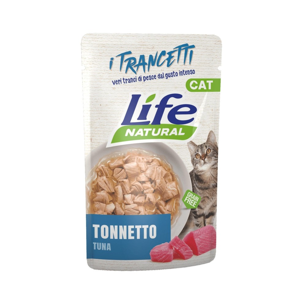 Life Natural Life Cat Trancetti di Tonnetto in Gelatina in Bustina
