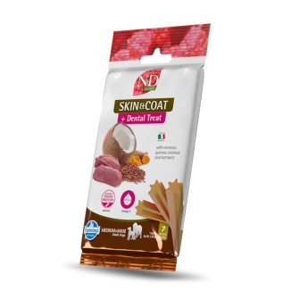 Farmina N&D Quinoa Skin & Coat Dental Treat al Cervo Medium/Maxi