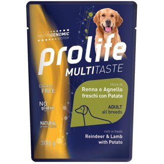 Prolife Grain Free Multigusto Renna e Agnello con Patate in Bustina