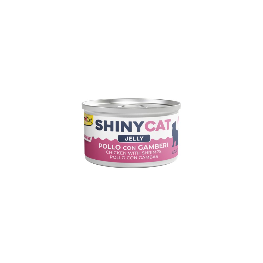 Gimborn GimCat ShinyCat Jelly al Pollo con Gamberi in Lattina