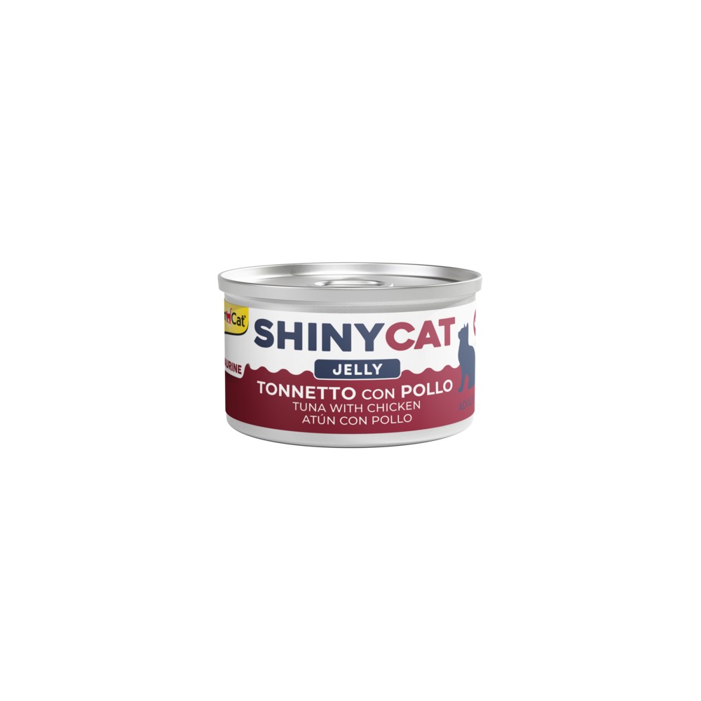 Gimborn GimCat ShinyCat Jelly al Tonnetto con Pollo in Lattina