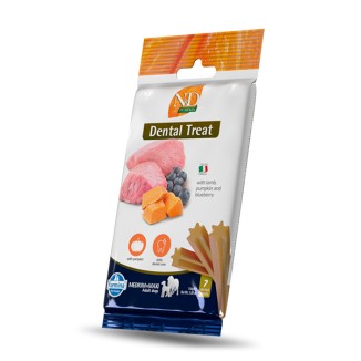 Farmina N&D Pumpkin Dental Treat Agnello, Zucca e Mirtillo Medium & Maxi
