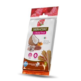 Farmina N&D Quinoa Dental Treat Skin & Coat Aringa Medium & Maxi