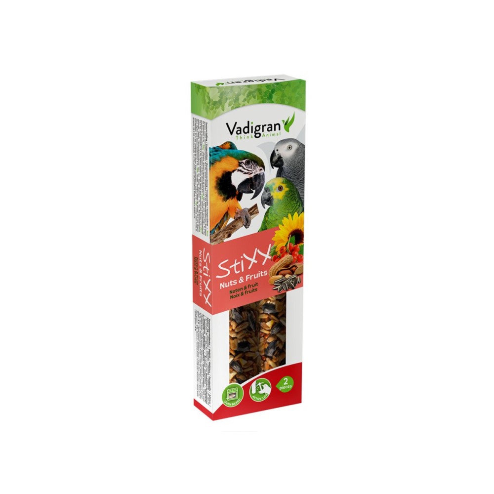Vadigran Stixx Nuts & Fruit per Parrocchetti