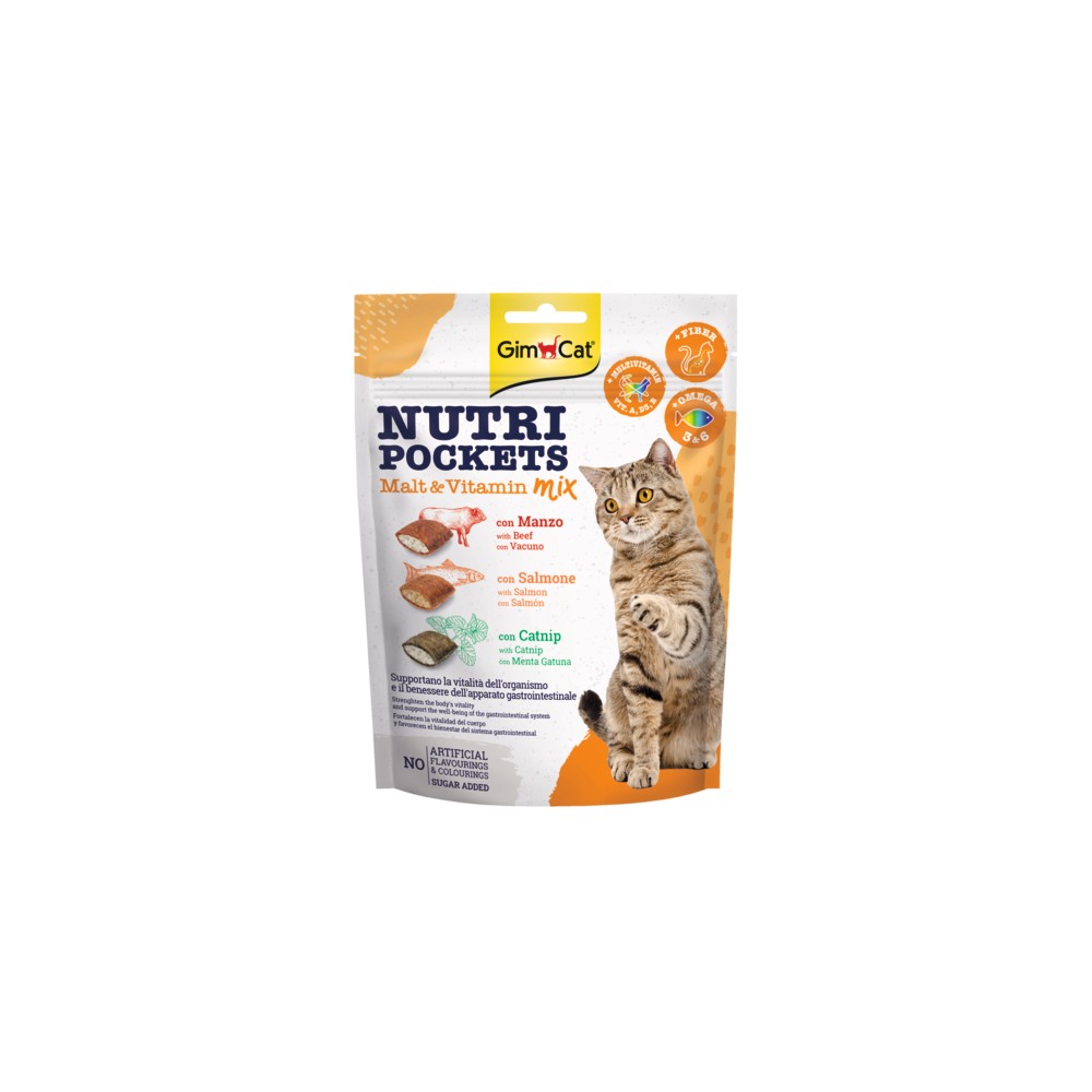 GimCat Nutri Pockets Malt-Vitamin Mix
