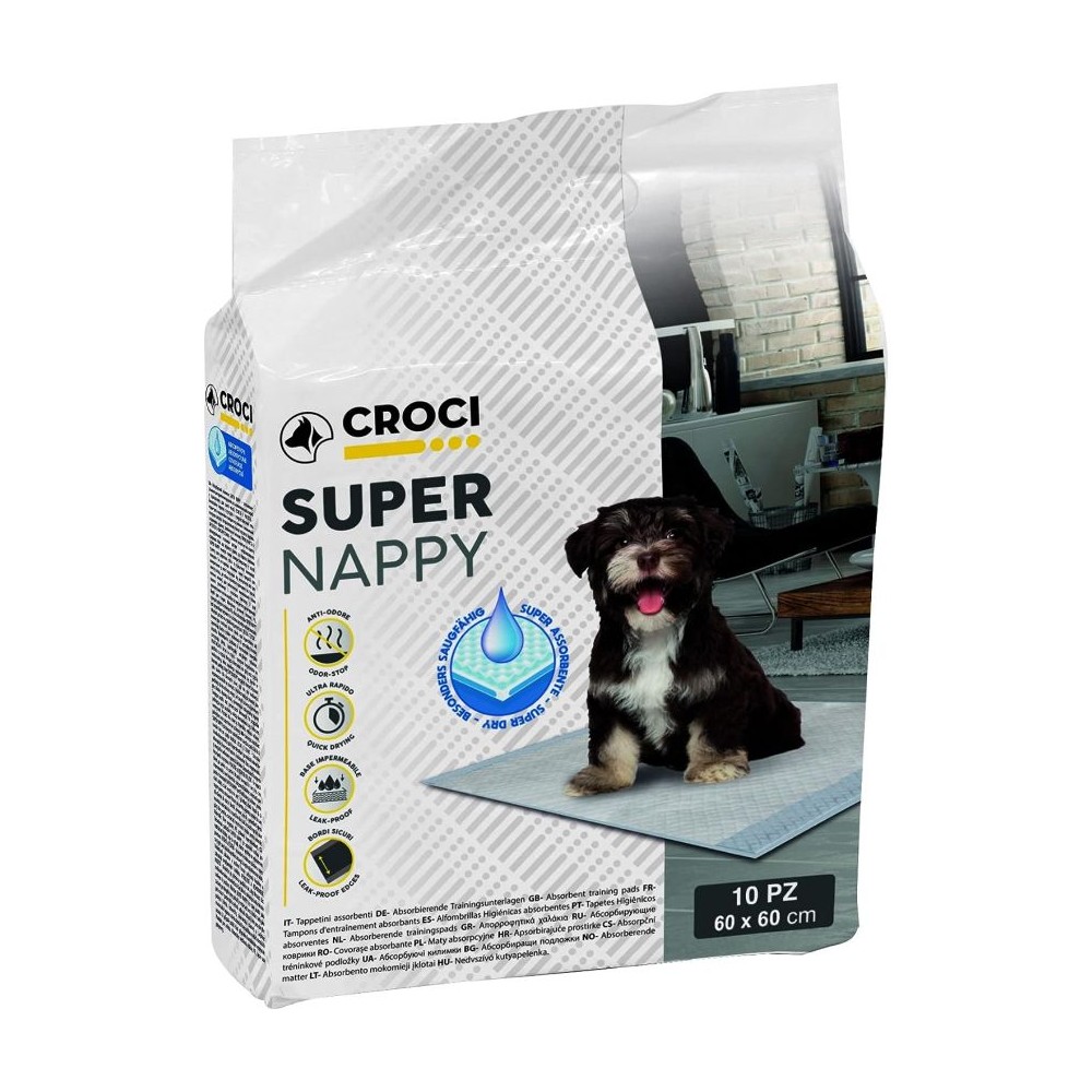 Croci Super Nappy Tappetini Assorbenti
