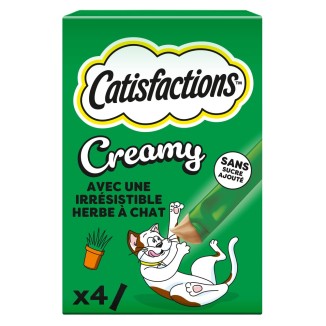 Catisfactions Creamy Snack per Gatti all'Erba Gatta