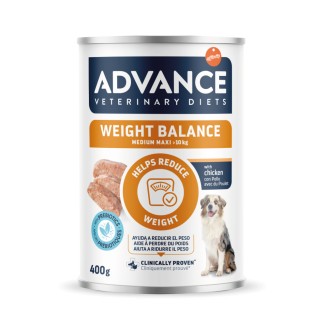 Advance Veterinary Diets Dog Weight Balance Medium/Maxi al Pollo in Lattina