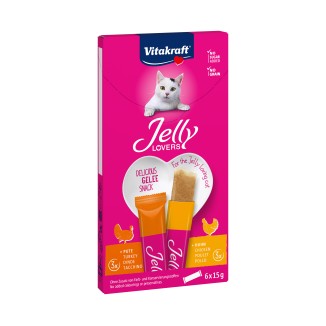 Vitakraft Jelly Lovers Snack per Gatti Pollo e Tacchino