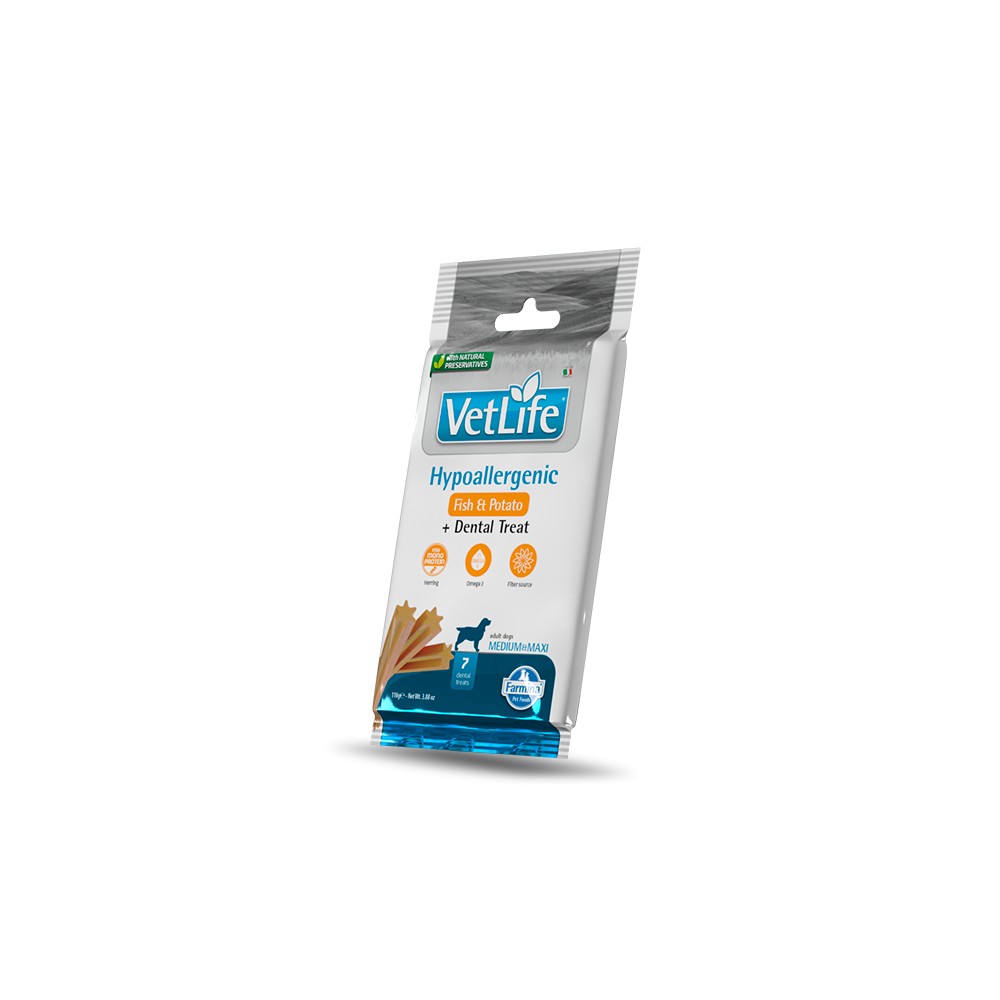 Farmina Vet Life Dental Treat Hypoallergenic Fish & Potato Medium & Maxi