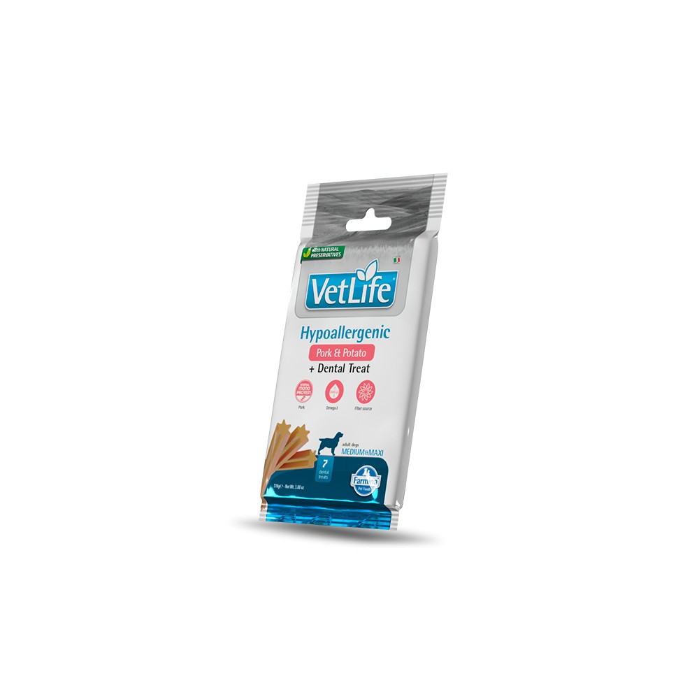 Farmina Vet Life Dental Treat Hypoallergenic Pork & Potato Medium & Maxi