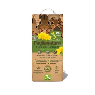 Paglianatura Fieno di Prato con Tarassaco per Conigli e Roditori