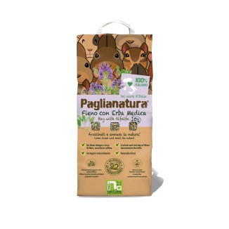 Paglianatura Fieno di Prato con Erba Medica per Conigli e Roditori