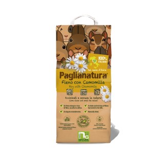Paglianatura Fieno di Prato con Camomilla per Conigli e Roditori