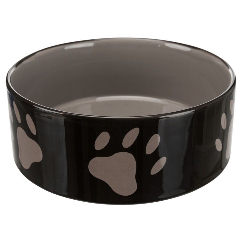 Trixie Ciotola in Ceramica Marrone/Grigio Tortora per Cani