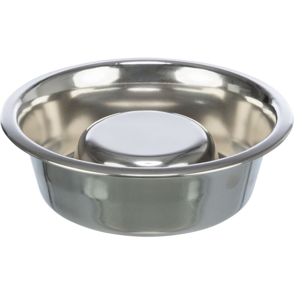 Trixie Slow Feeding Ciotola in Acciaio Inox per Cani