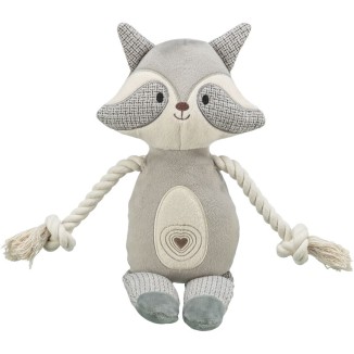 Trixie Procione in Peluche e Corda per Cani