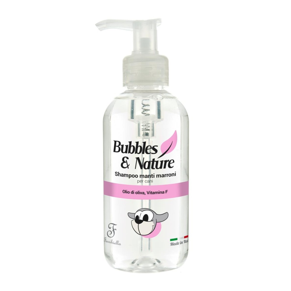 Ferribiella Bubbles & Nature Shampoo Manto Marrone per Cani