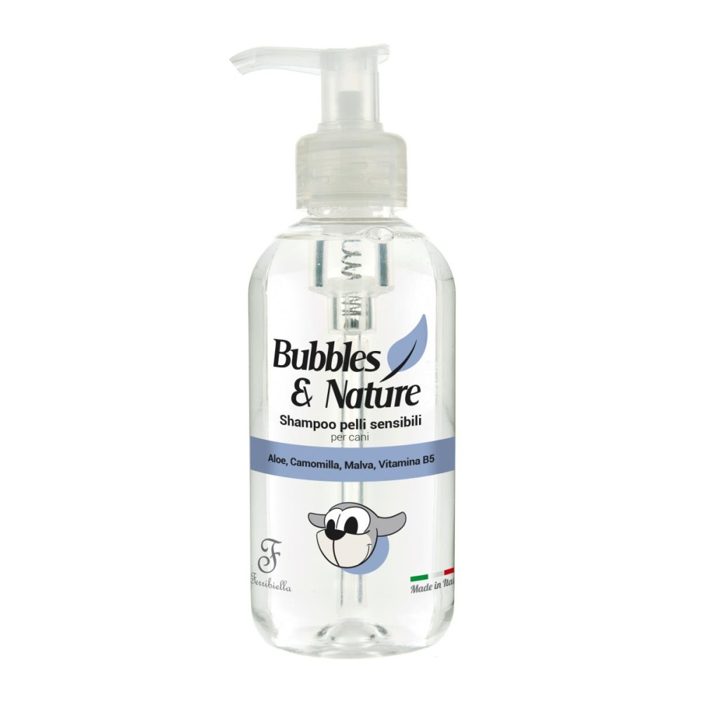 Ferribiella Bubbles & Nature Shampoo Pelle Sensibile per Cani
