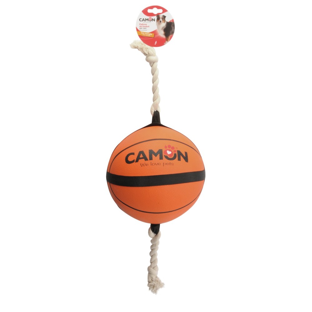Camon Palla da Basket con Maniglie in Corda per Cani
