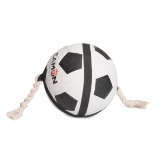 Camon Palla da Calcio con Maniglie in Corda per Cani