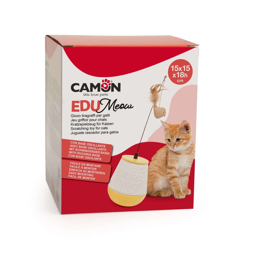 Camon Tiragraffi Tumbler con Base Oscillante per Gatti