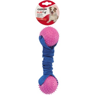 Camon Manubrio con Due Palline in TPR per Cani