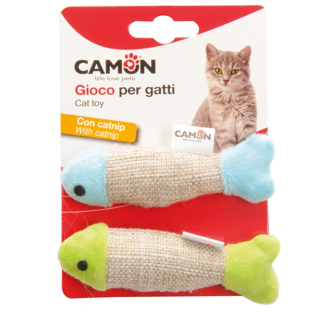 Camon Pesciolini Colorati con Catnip per Gatti