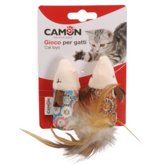 Camon Topini Floreali con Piume per Gatti