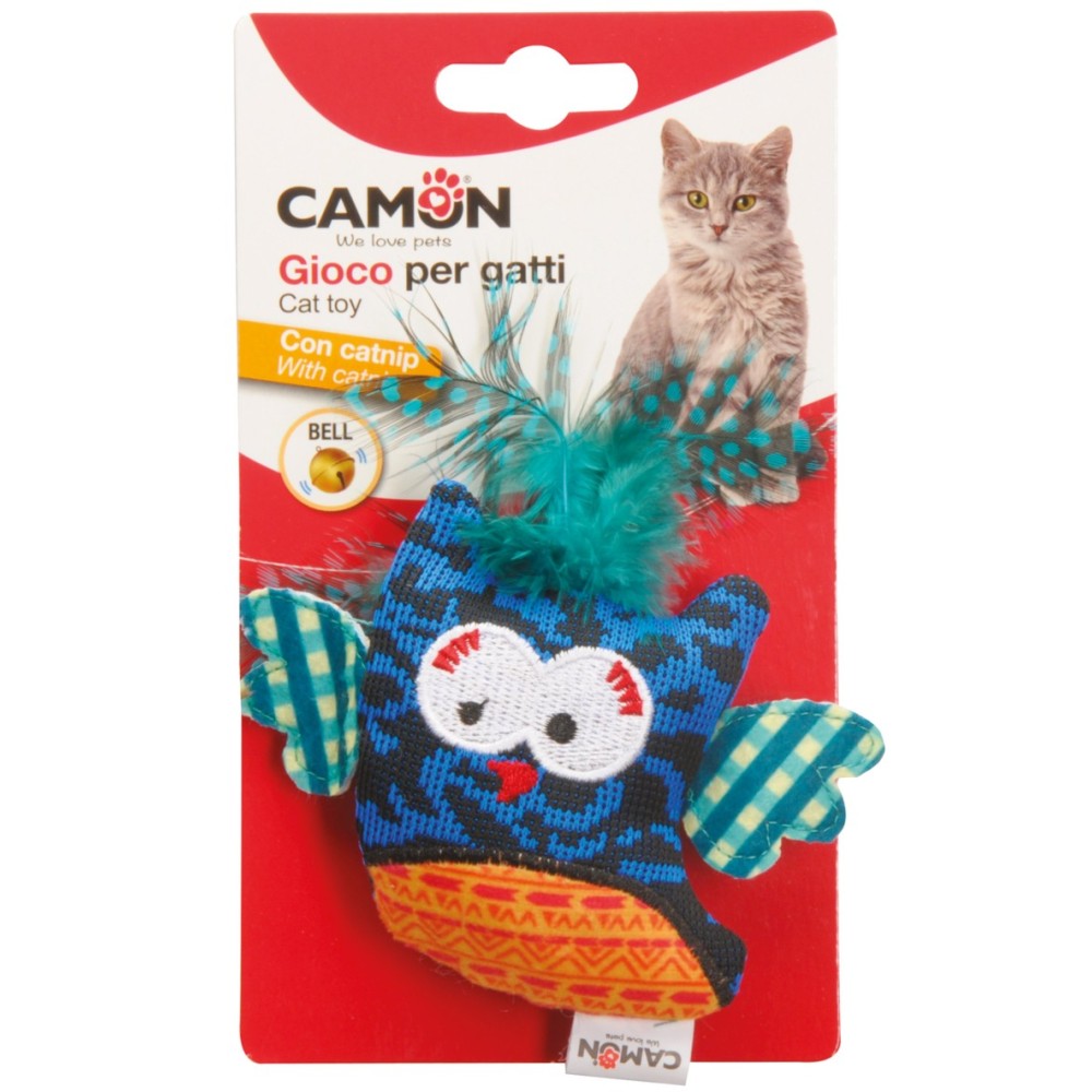 Camon Uccellino con Campanellino e Catnip per Gatti
