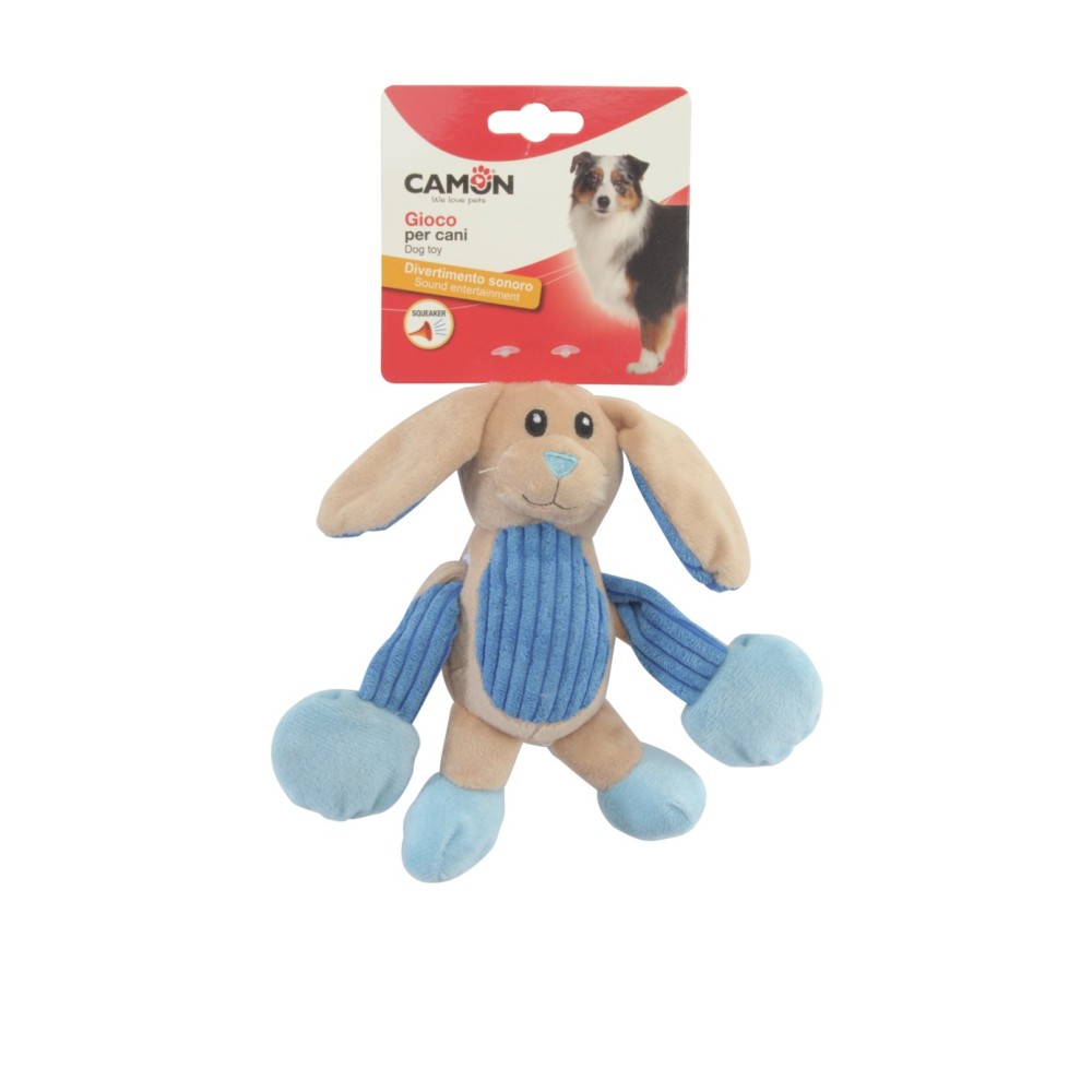 Camon Coniglietto e Scimmia con Squeaker per Cani