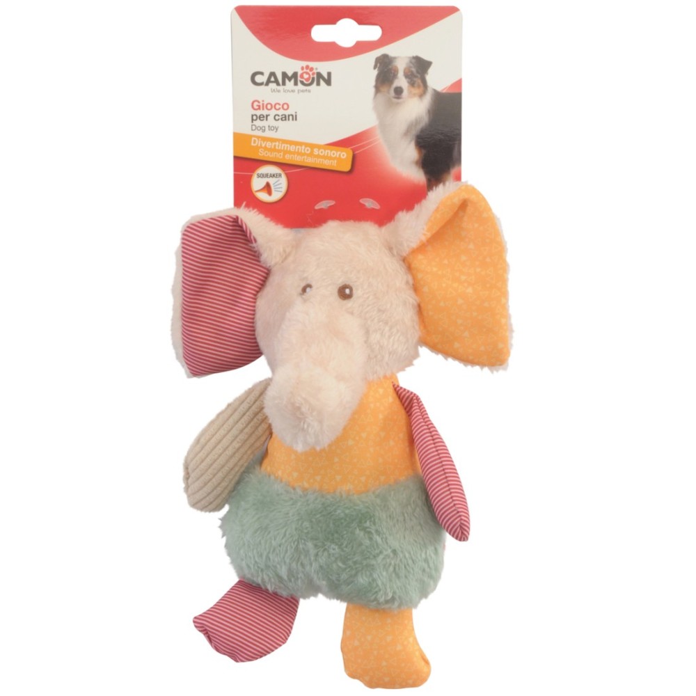 Camon Leone, Coniglio ed Elefante con Squeaker per Cani