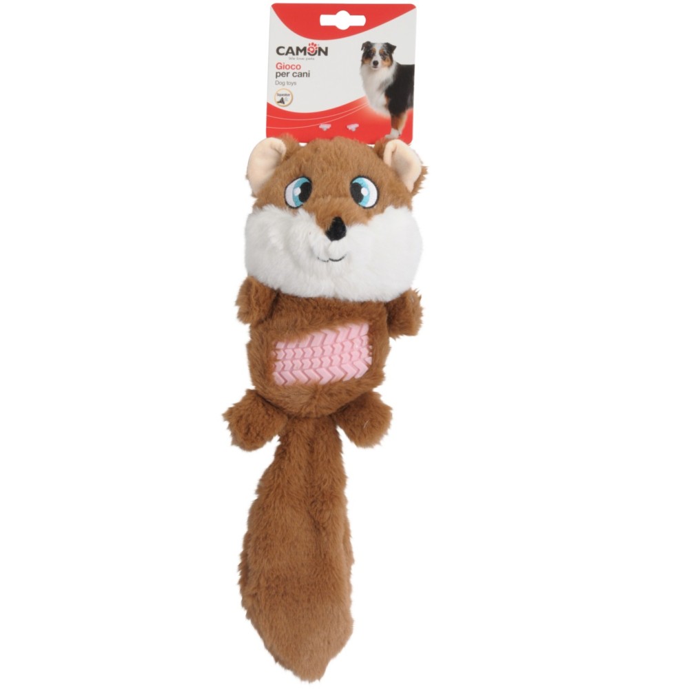 Camon Peluche Assortiti con Squeaker per Cani