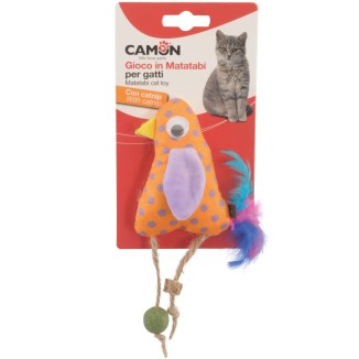 Camon Pollo in Poliestere e Matatabi con Catnip per Gatti